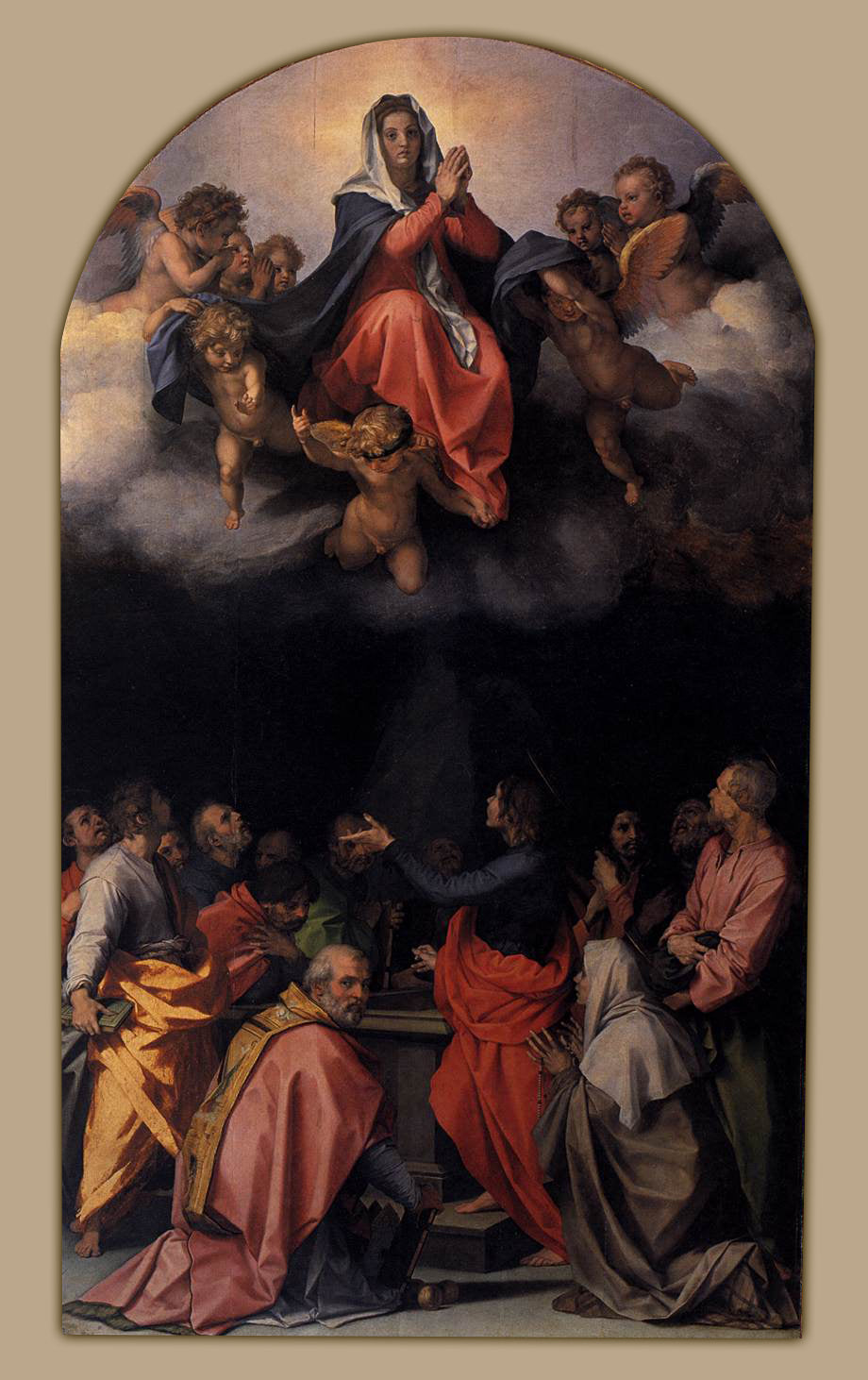 L'Assomption de la Vierge (Passerini, Andrea del Sarto) - Andrea del Sarto