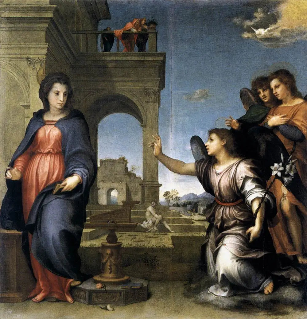 L’Annonciation à Marie - Andrea del Sarto - Alpha Reproduction