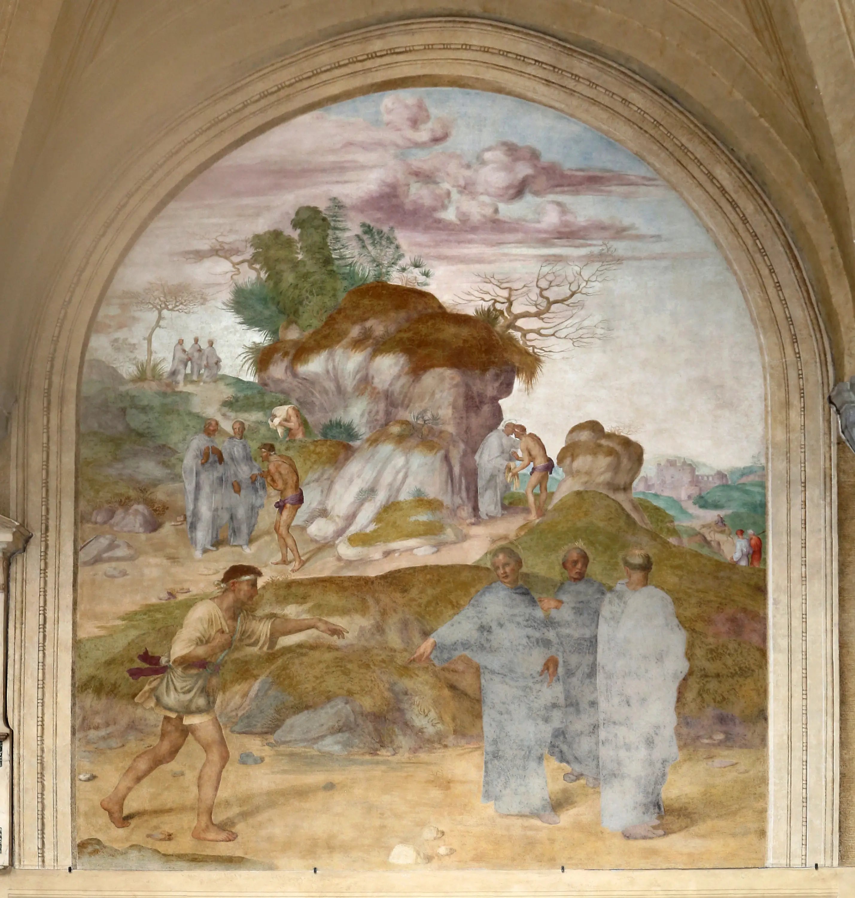 Saint Philippe guérit un lépreux - Andrea del Sarto - Alpha Reproduction