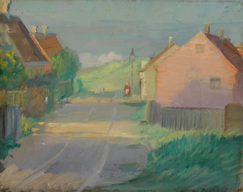 En smal gyde i byen er Skagen - Anna Ancher