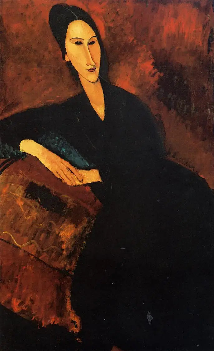 Reproduction du tableau « Anna Zborowska - Amedeo Modigliani » par Alpha Reproduction en peinture à l’huile