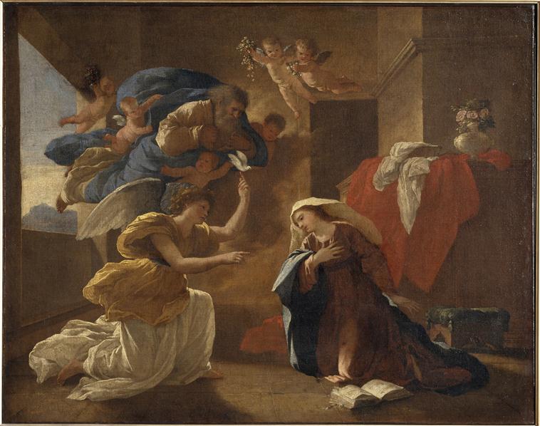 L'Annonciation - Nicolas Poussin