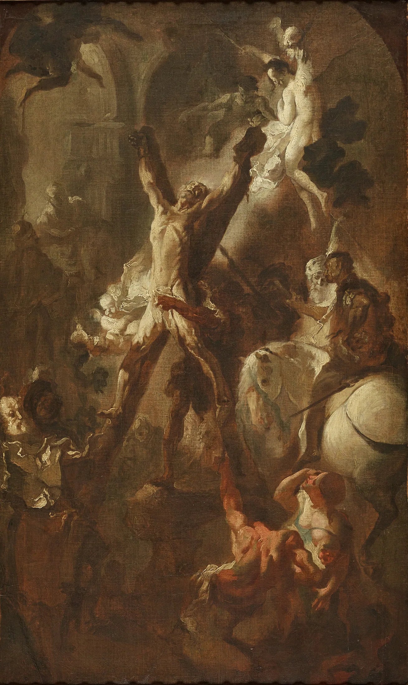 Le martyre de saint André - Franz Anton Maulbertsch image 1 copie de tableau peinte à la main