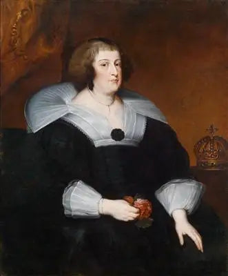 Portrait de Marie de Médicis de France reine-mère (1575-1642) - Antoine van Dyck - Alpha Reproduction