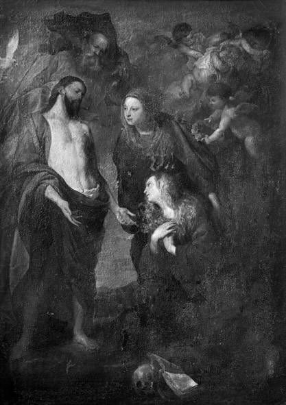 Sainte Rosalie introduite à la Sainte Trinité - Antoine van Dyck