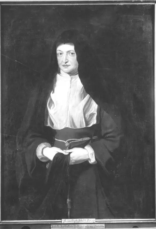 Portret van de landvoogdes Infanta Isabella Clara Eugenia (1566-1633) en tant que weduwe - Antoine van Dyck - Alpha