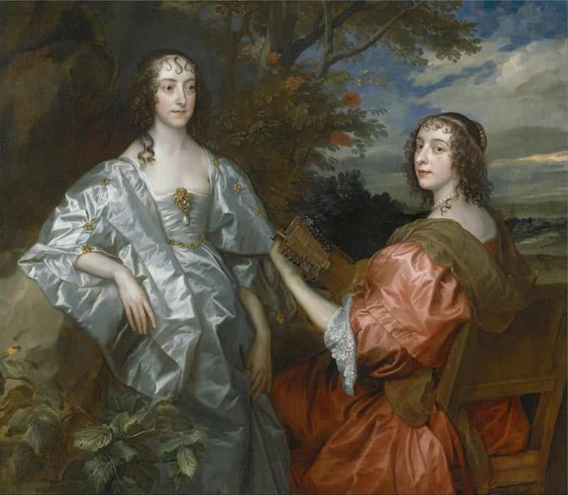 Catherine, grevinde af Chesterfield, og Lucy, grevinde af Huntingdon - Antoine van Dyck