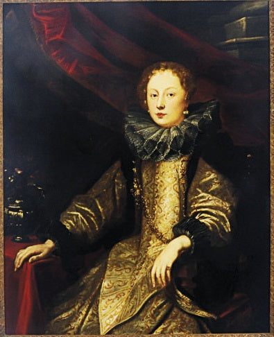Portrait de Battina Balbi, épouse de Marcello Durazzo (1593-1632) - Antoine van Dyck