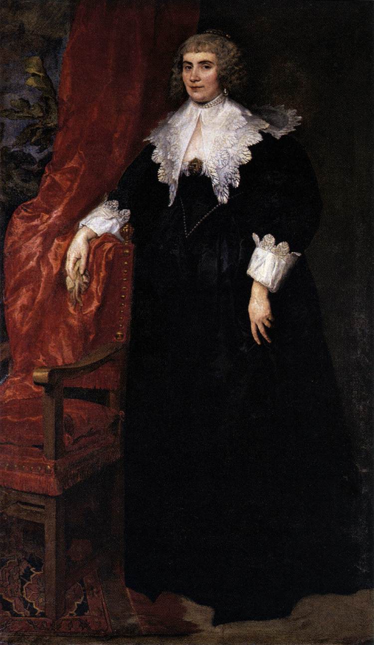 Portrait d'Anna van Craesbecke - Antoine van Dyck