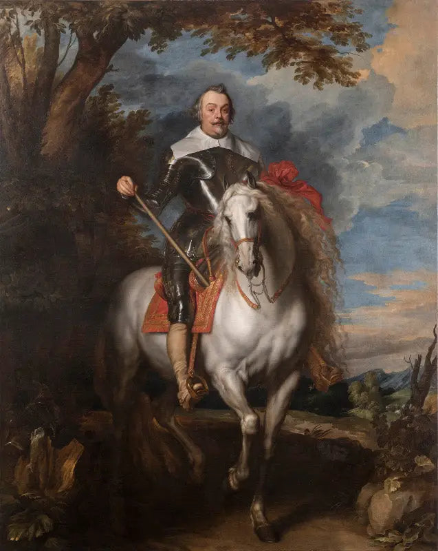 Portrait équestre de Francisco de Moncada - Antoine van Dyck - Alpha Reproduction