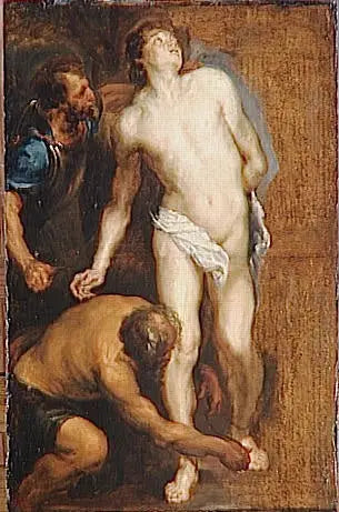 Étude pour le martyre de saint Sébastien - Antoine van Dyck - Alpha Reproduction