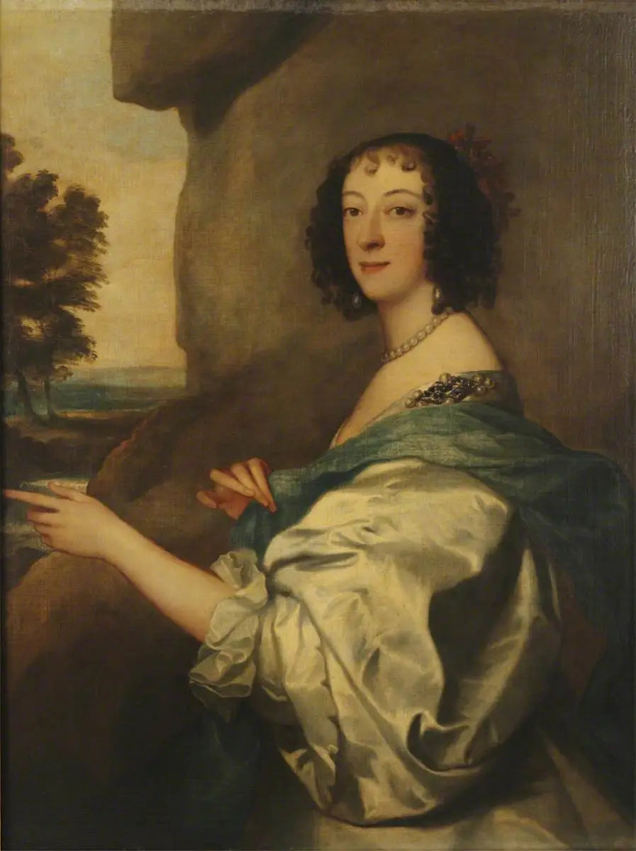 Lady Elizabeth Clifford comtesse de Burlington (1621 – 1698) - Antoine van Dyck - Alpha Reproduction