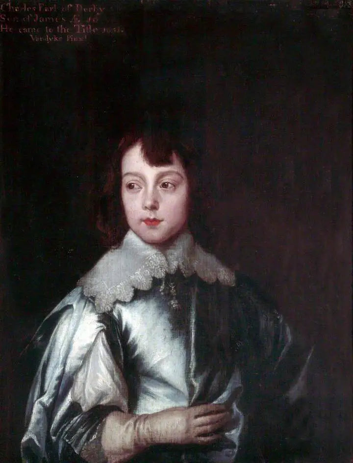 Charles Stanley (1628–1672) 8e comte de Derby - Antoine van Dyck - Alpha Reproduction