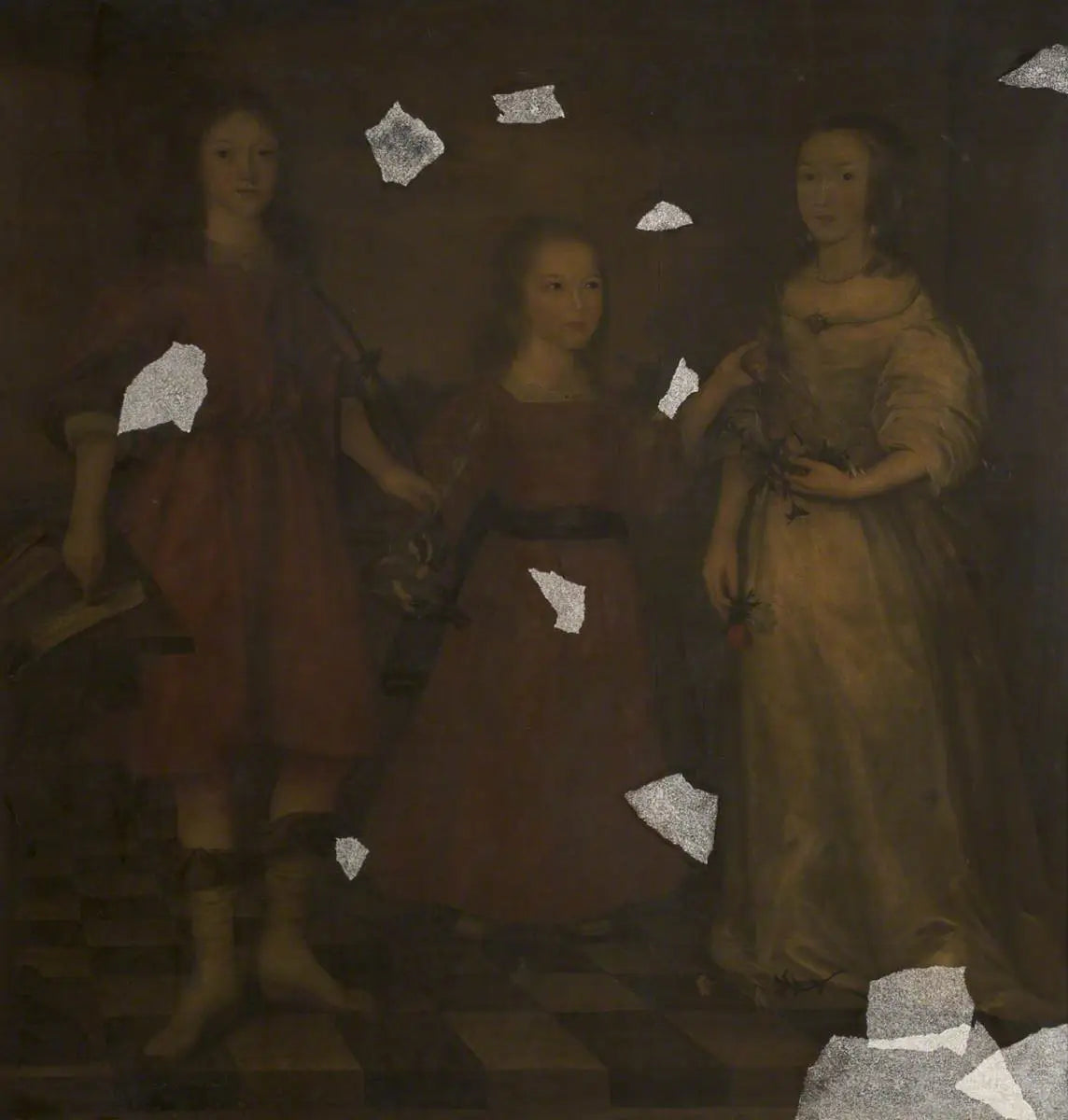 Un garçon et deux filles - Antoine van Dyck - Alpha Reproduction