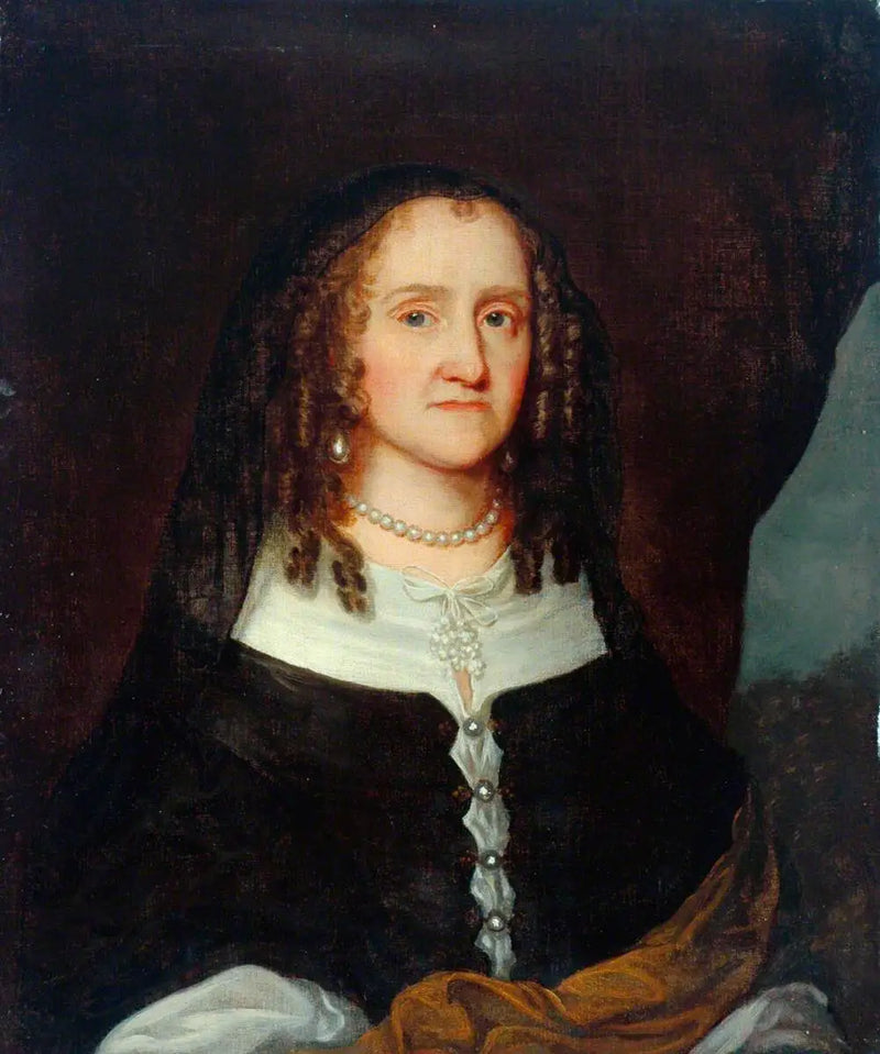 Portræt af en ukendt kvinde (Portræt af en enke) - Antoine van Dyck