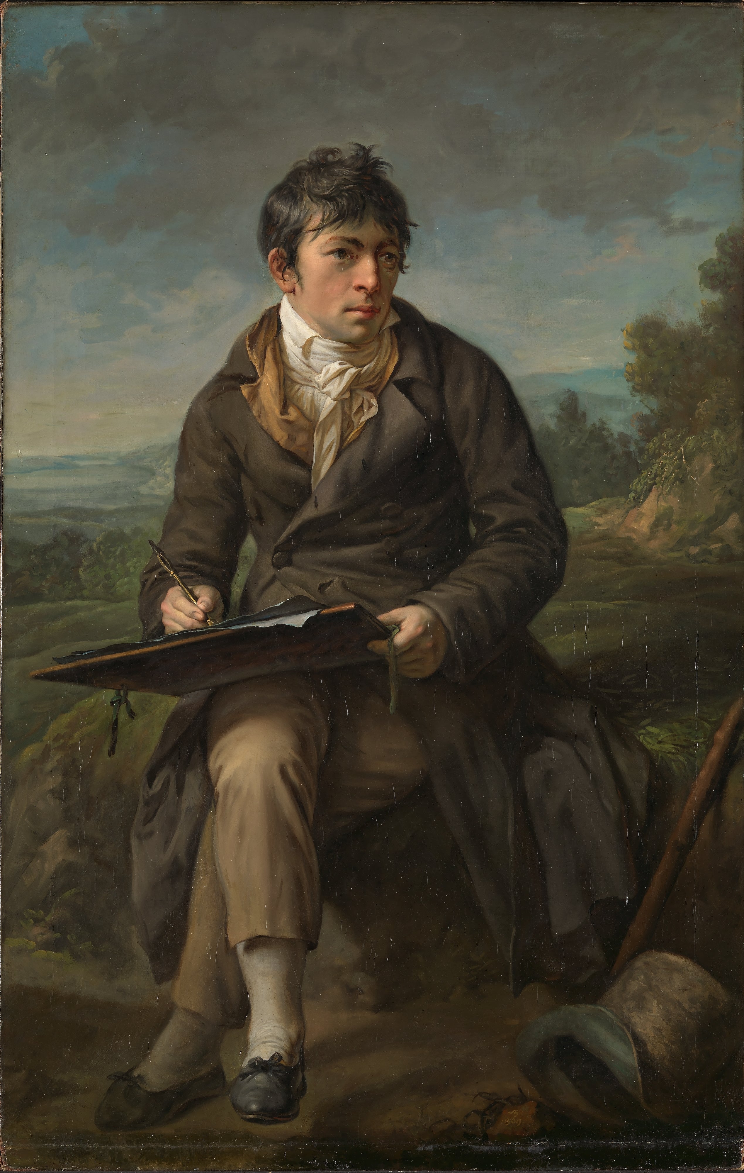 Portrait du peintre paysagiste Carl Anton Graff - Anton Graff