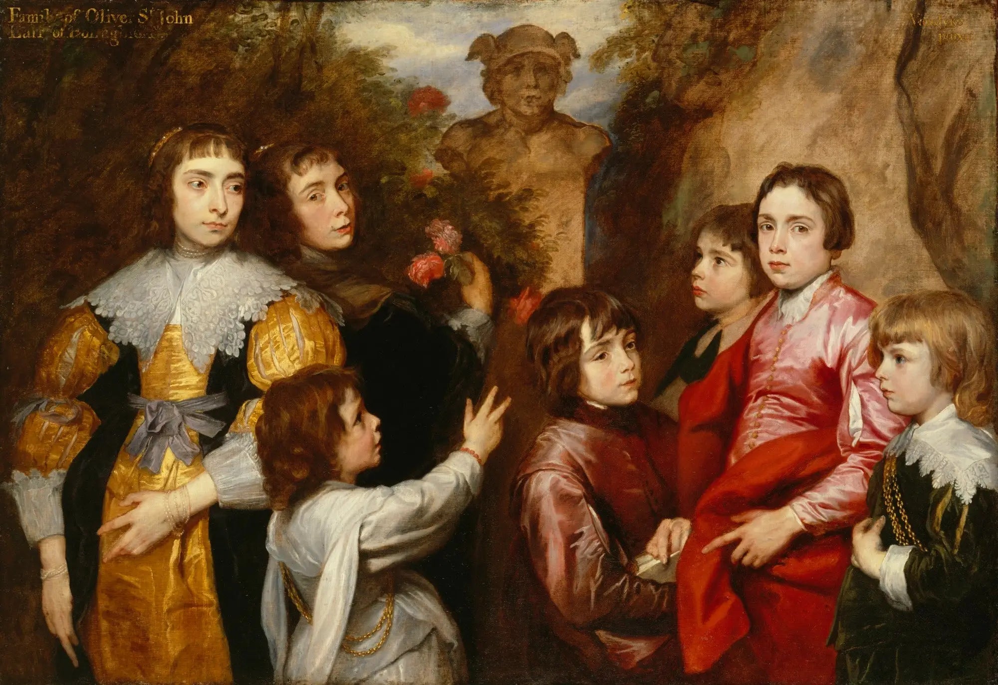 Un groupe familial - Antoine van Dyck - Alpha Reproduction