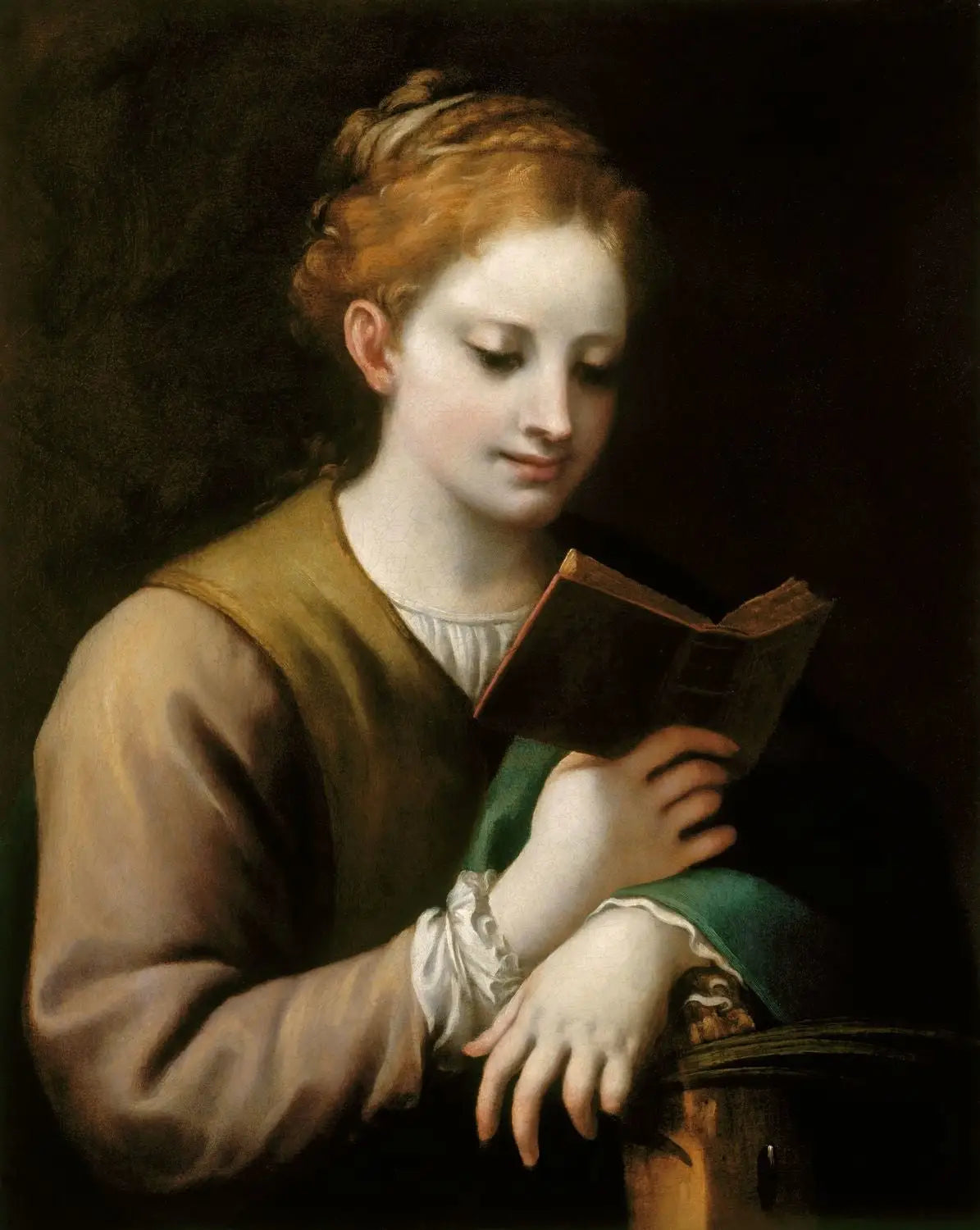 Sainte Catherine lisant - Antonio da Correggio - Alpha Reproduction