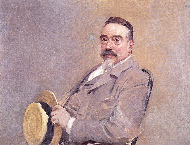 Reproduction du tableau « Portrait d'Antonio García Peris - Joaquín Sorolla » par Alpha Reproduction en peinture à l’huile