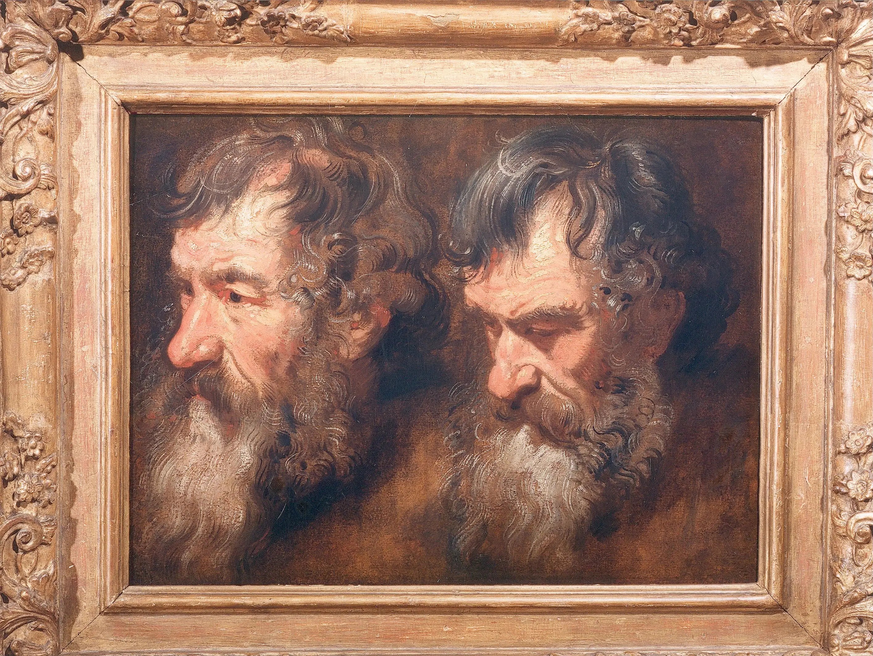 Deux études d’une tête d’homme - Antoine van Dyck - Alpha Reproduction