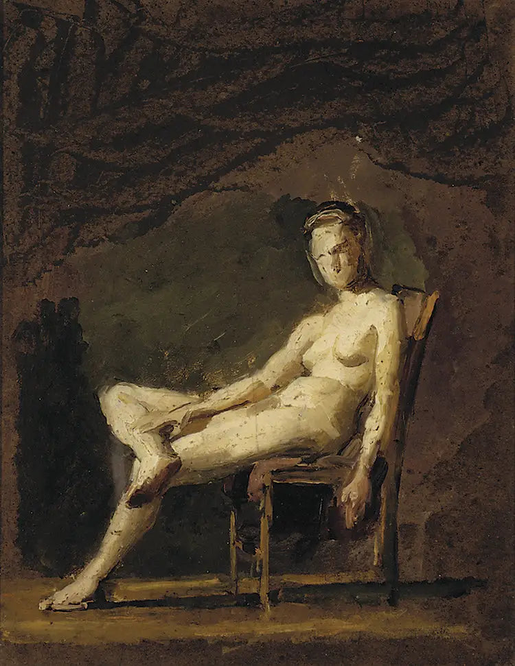 Arcadia: Étude de figure nu féminin - Thomas Eakins - Alpha Reproduction