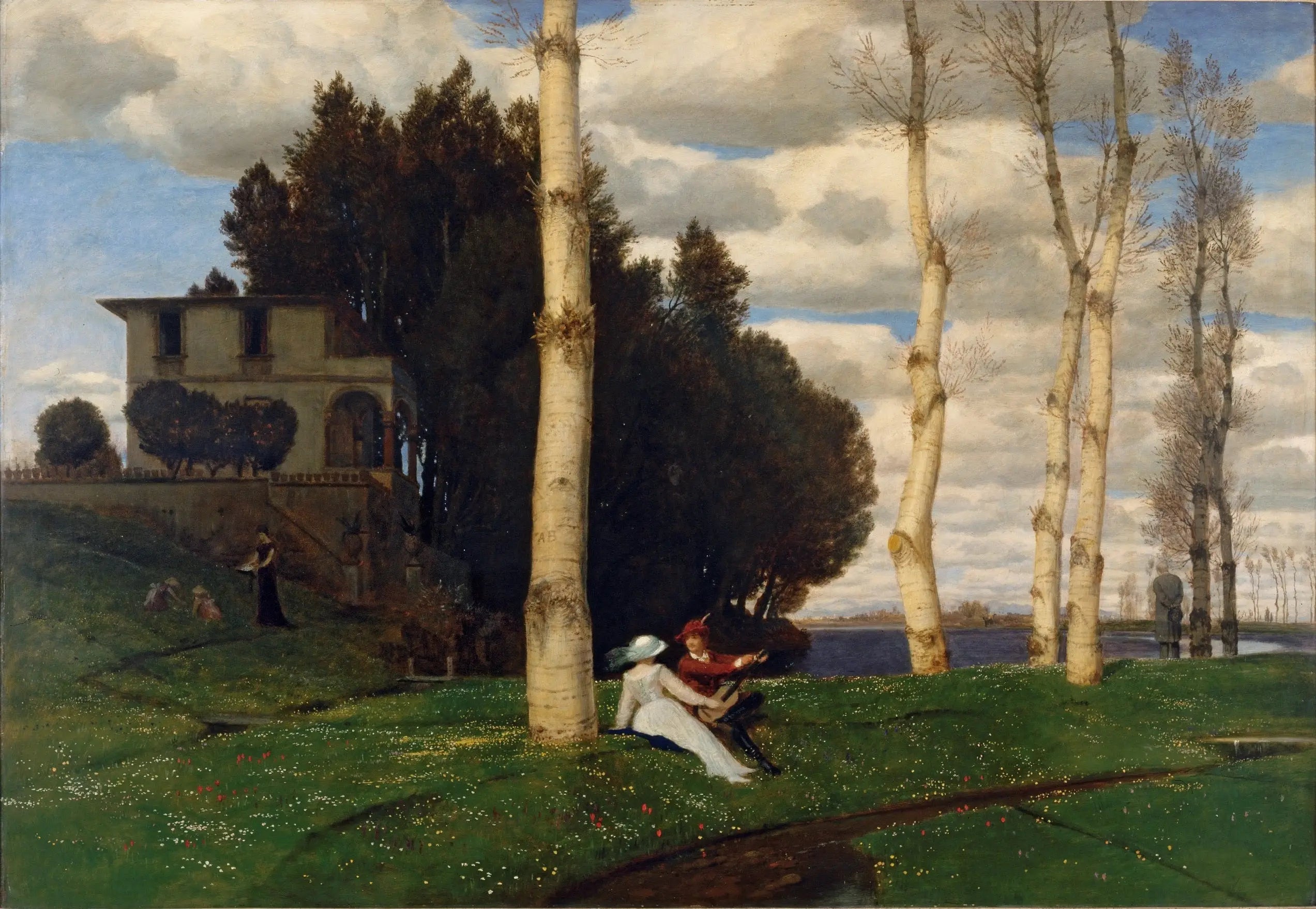 Le Printemps (Les Trois Âges de la Vie) - Arnold Böcklin - Alpha Reproduction