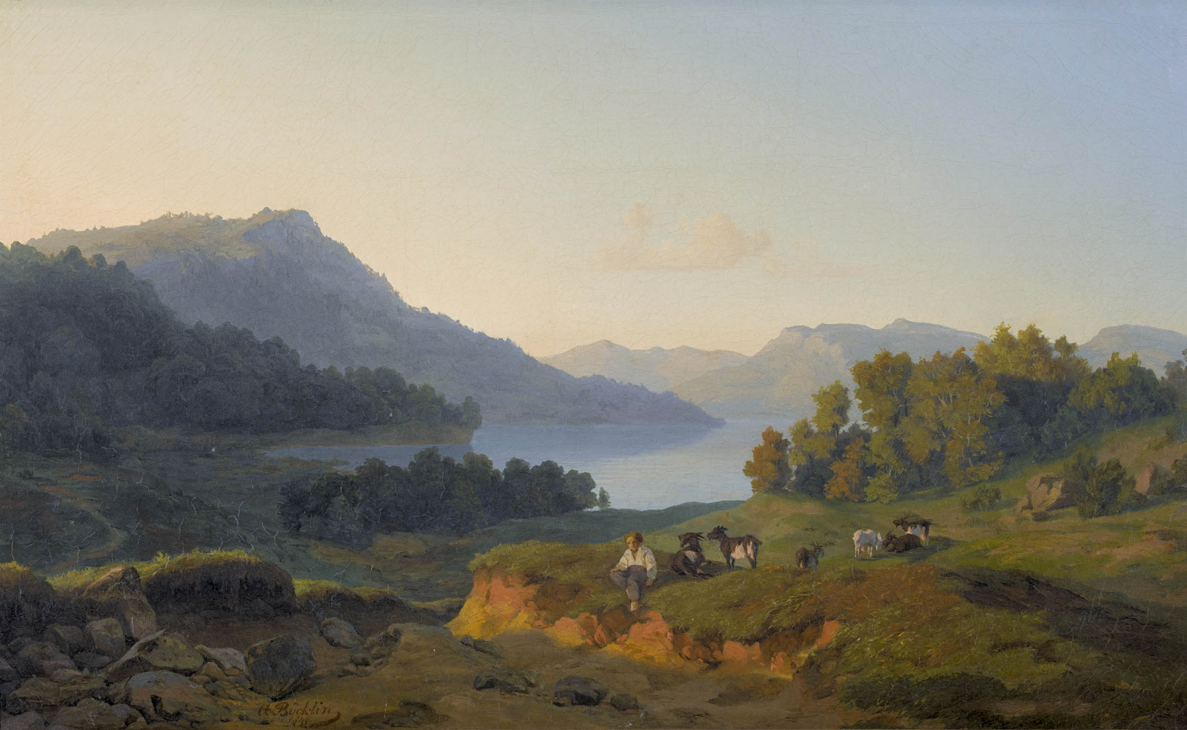 Lac de montagne - Arnold Böcklin