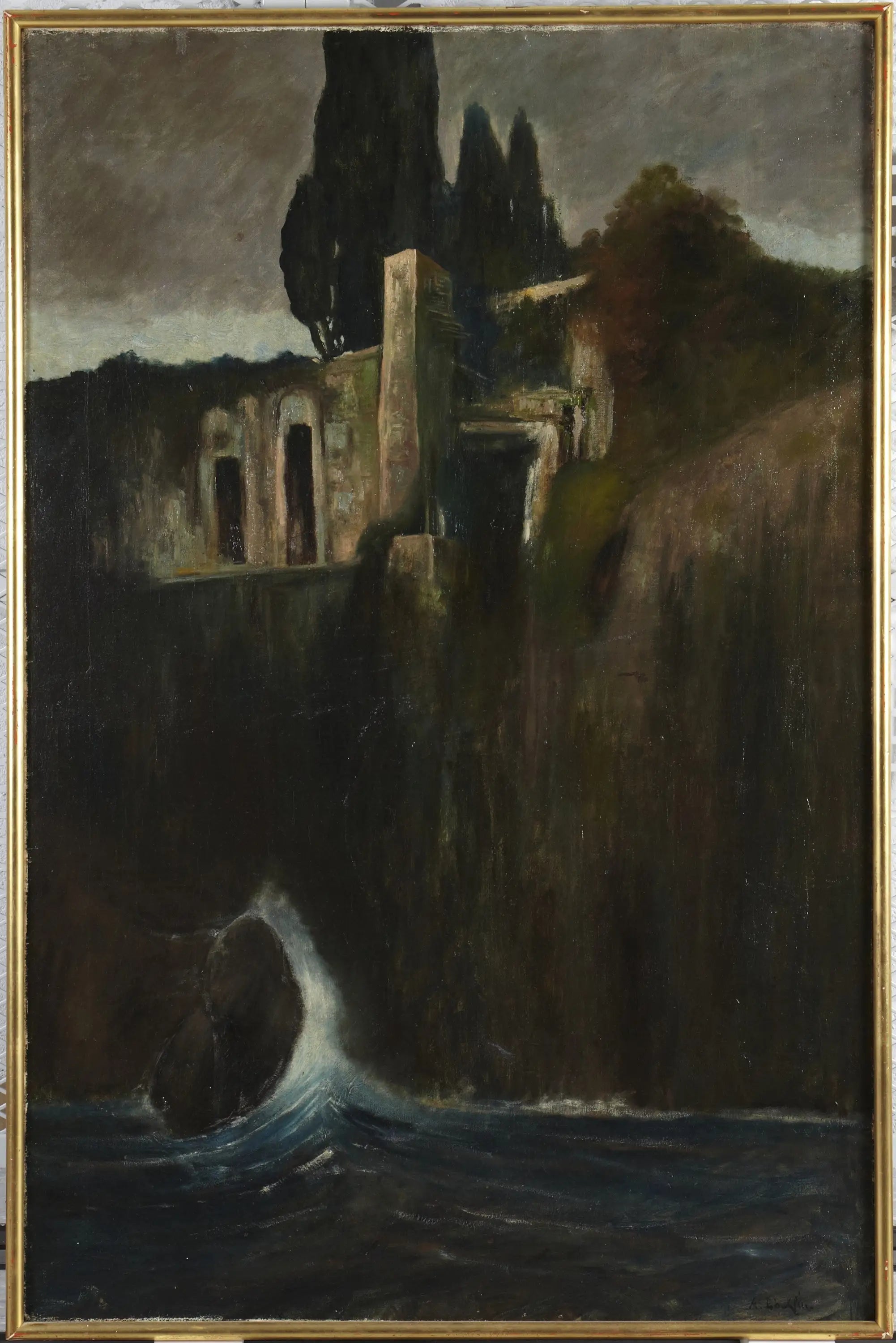 Paysage - Arnold Böcklin - Alpha Reproduction