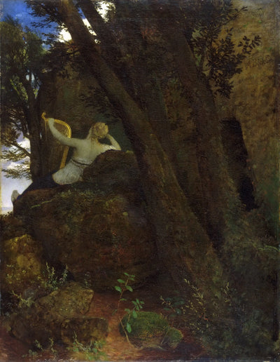 Sapho - Arnold Böcklin - Alpha Reproduction