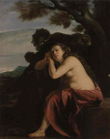 La Madeleine pénitente dans un paysage - Artemisia Gentileschi