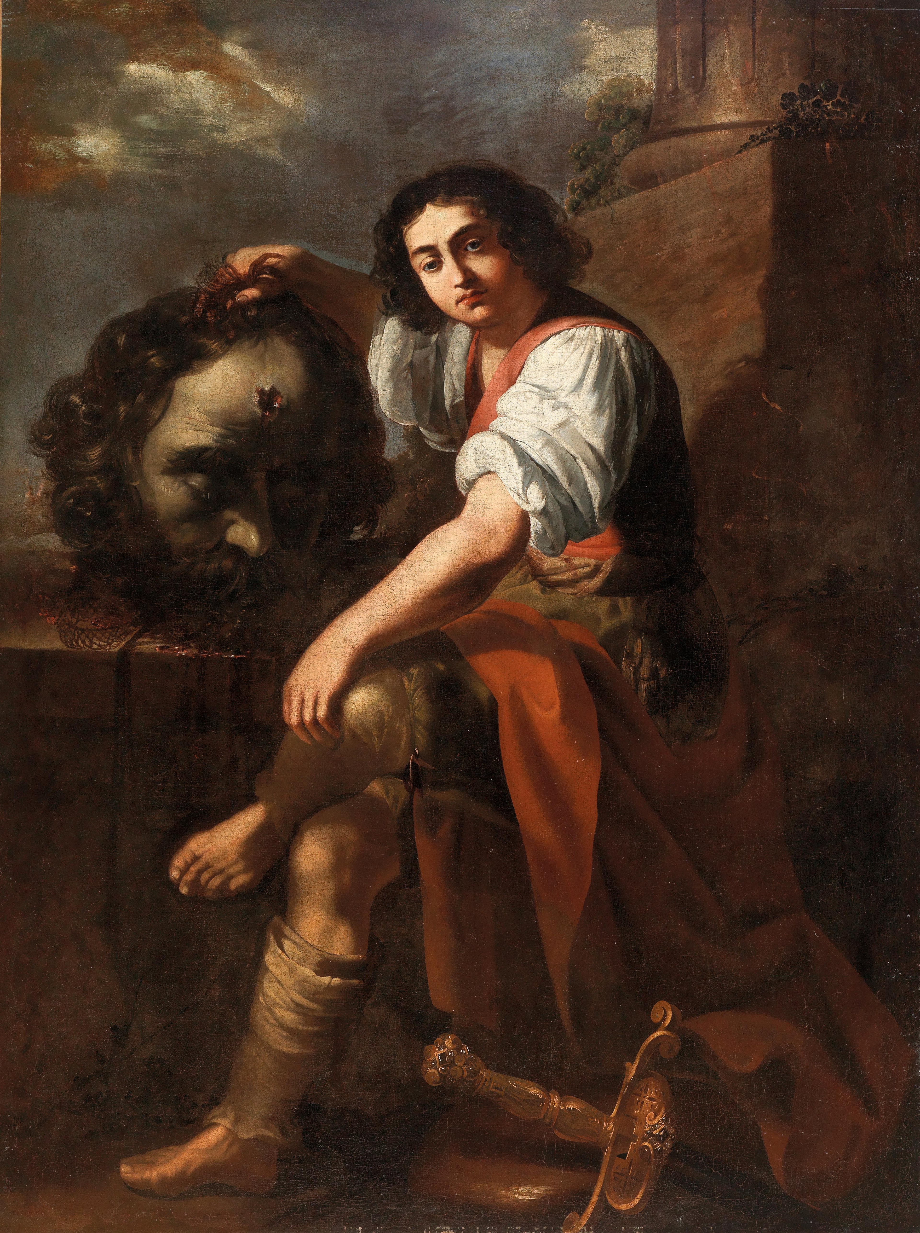 David avec la tête de Goliath - Artemisia Gentileschi