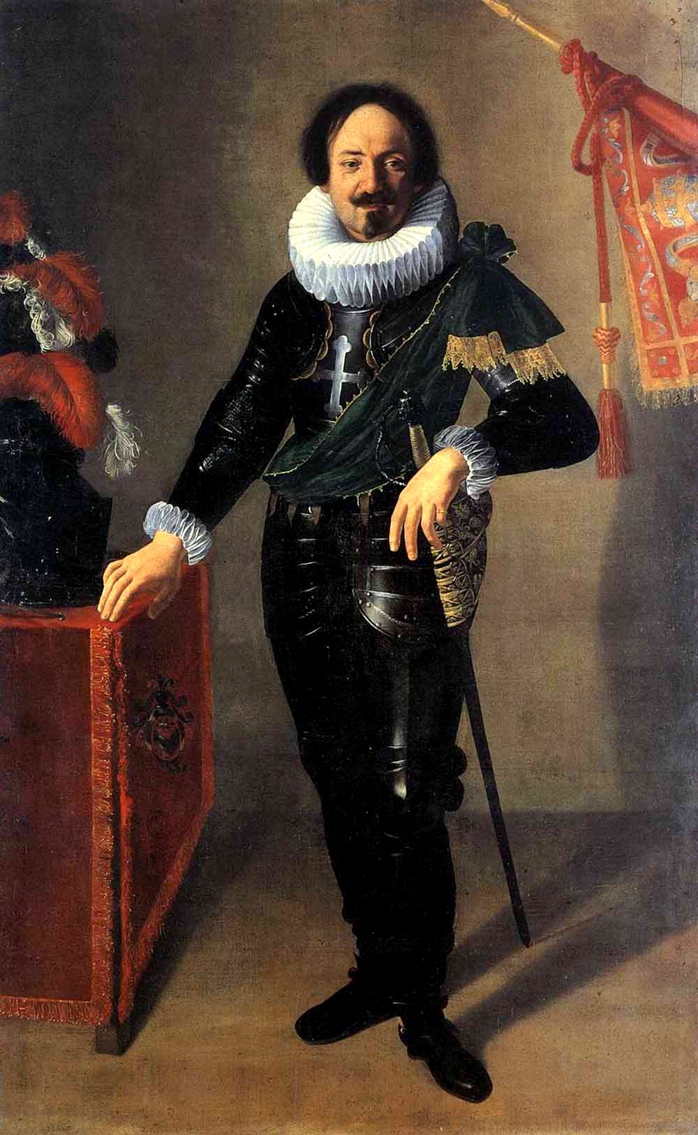 Portrait d'un chevalier de l'ordre des Saints-Maurice-et-Lazare - Artemisia Gentileschi