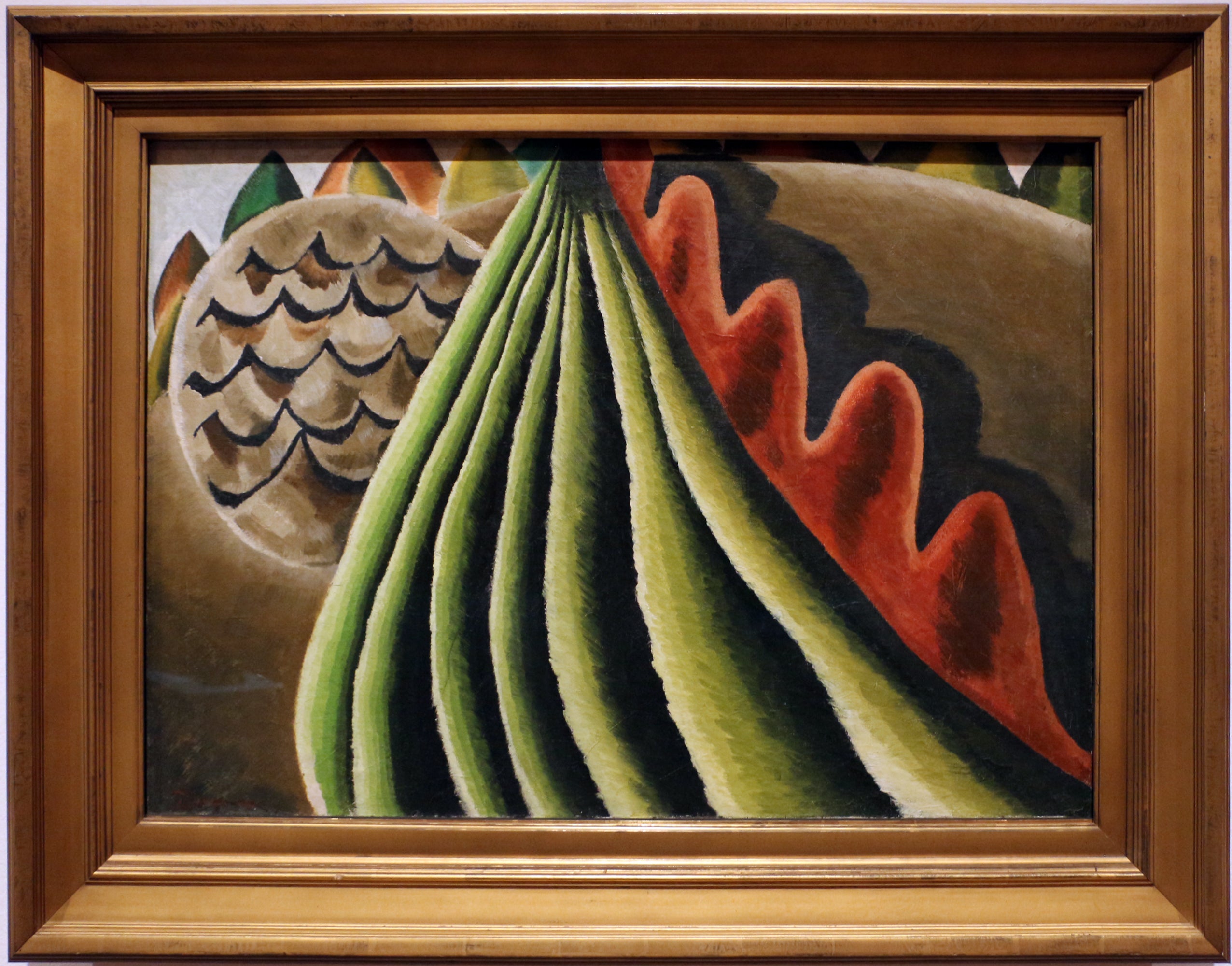 Champs de céréales vus du train - Arthur Dove