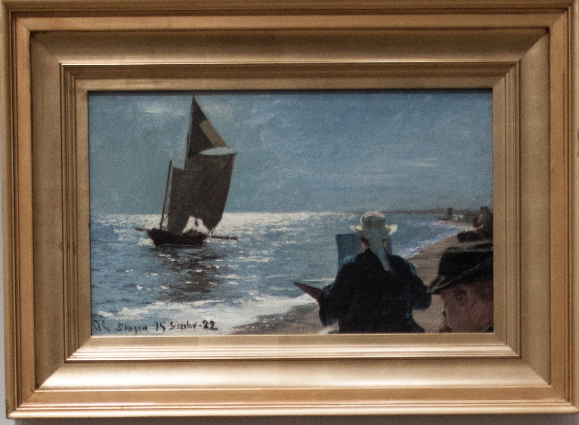 Kunstnere på den sydlige strand i Skagen - Peder Severin Krøyer