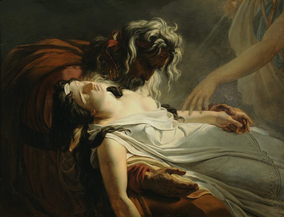 La mort de Malvina - Ary Scheffer