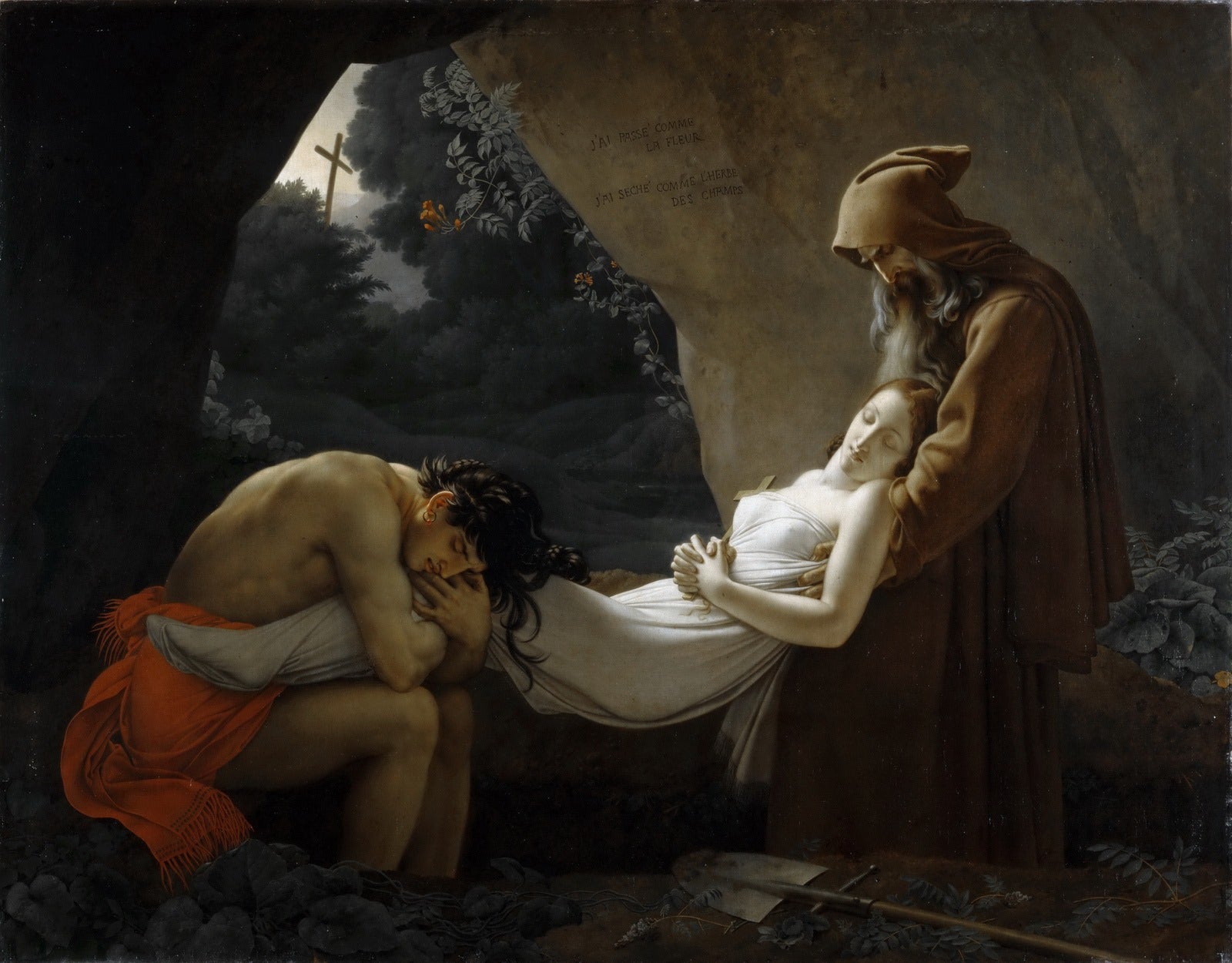 La mise au tombeau d'Atala - Anne-Louis Girodet