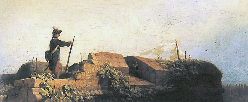 På Bastionen - Carl Spitzweg