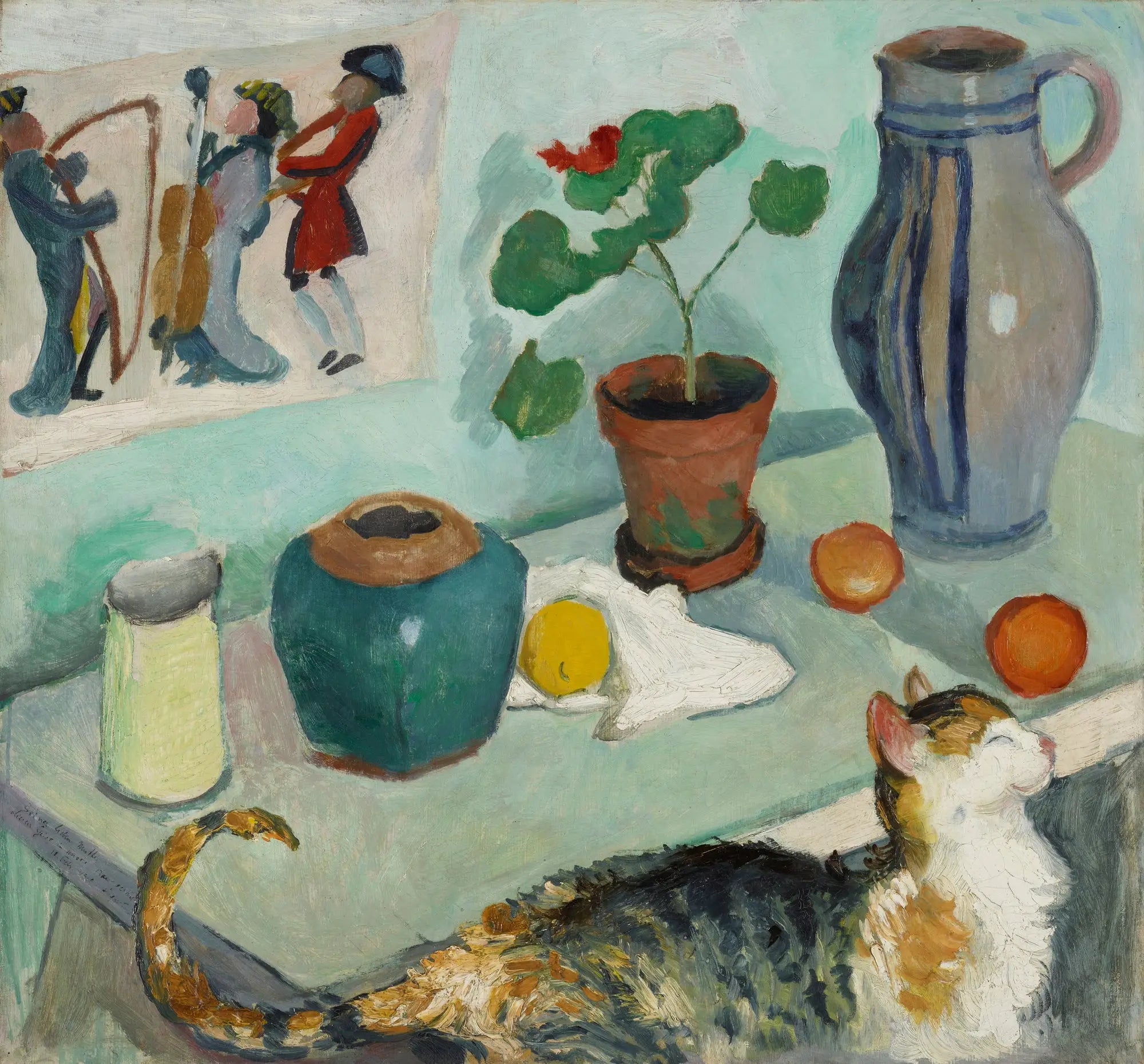 Reproduction du tableau « Q75401381 - August Macke » par Alpha Reproduction en peinture à l’huile