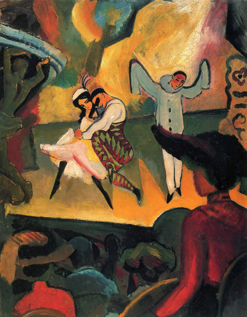 Russisk ballet I - August Macke