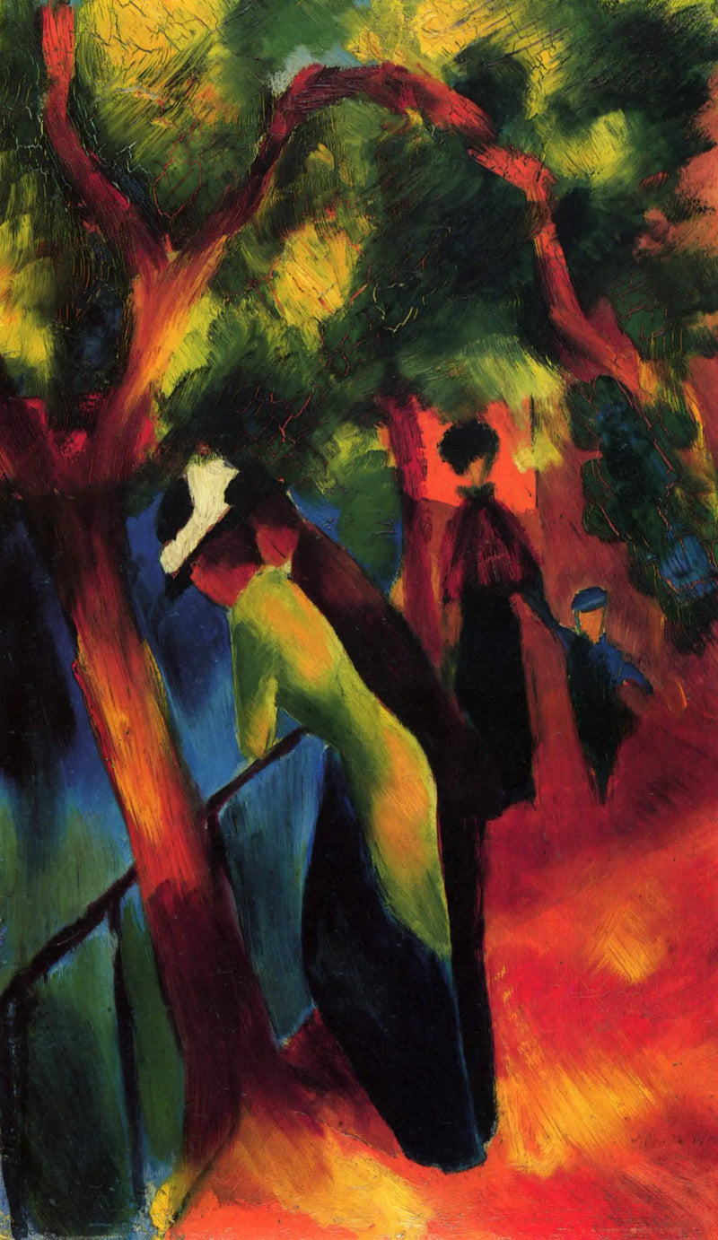 Solrig promenade - August Macke