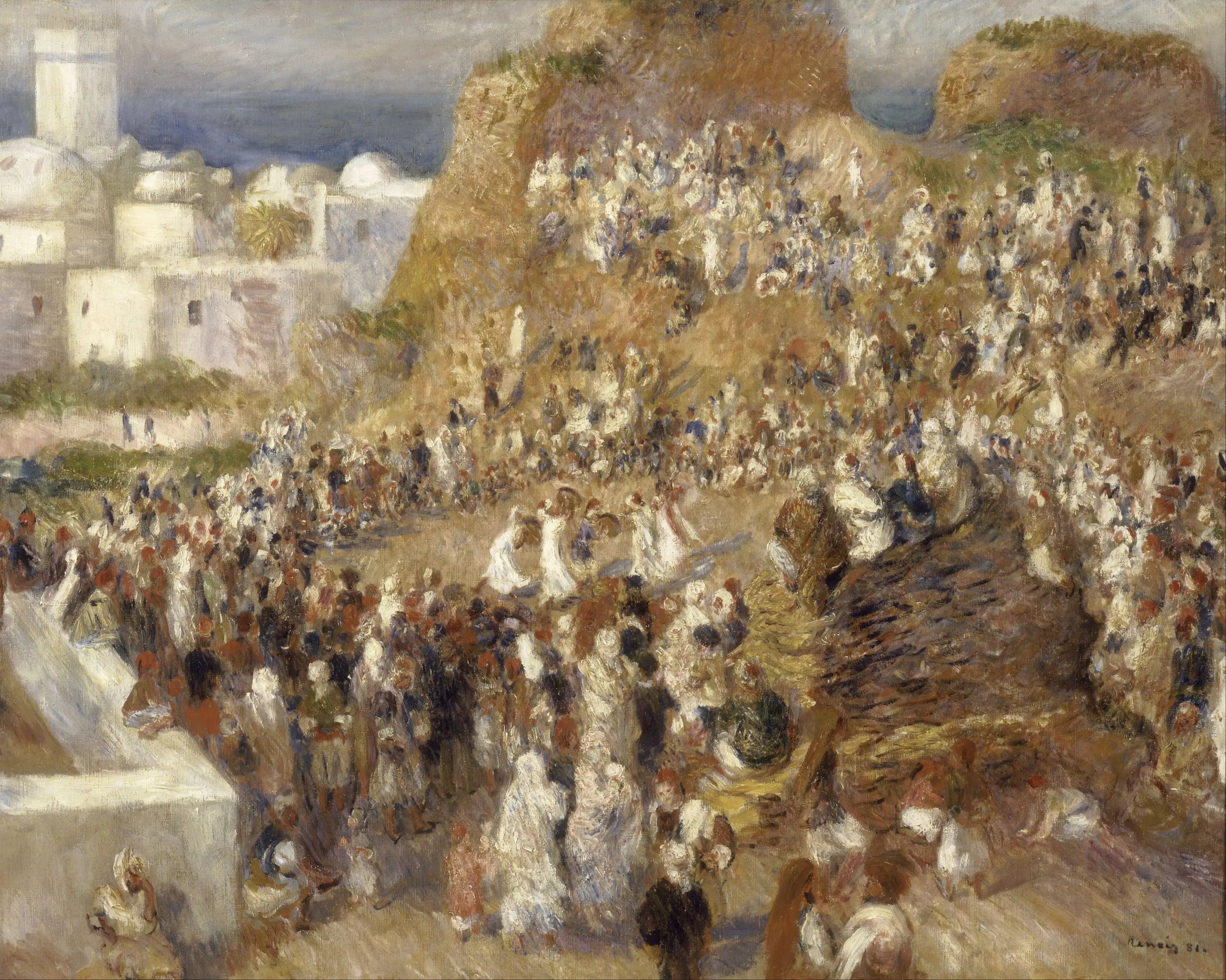 Reproduction du tableau « La Mosquée - Pierre-Auguste Renoir » par Alpha Reproduction en peinture à l’huile