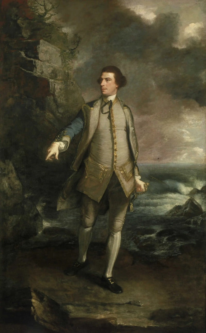 Kapitajn den Ærede Augustus Keppel, 1725-1786 - Joshua Reynolds