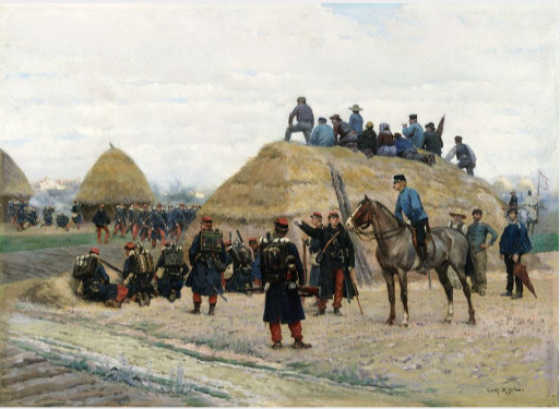 Efterårsmanøvrer - Édouard Detaille