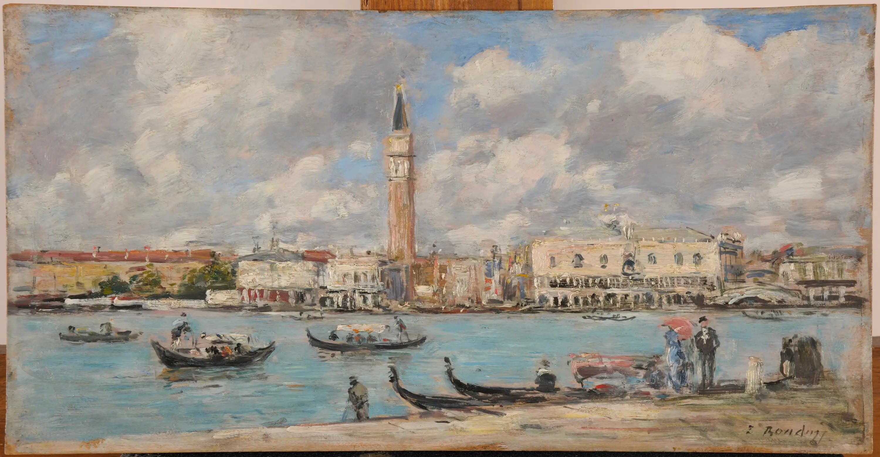 Reproduction du tableau « Venise. San Giorgio - Eugène Boudin » par Alpha Reproduction en peinture à l’huile