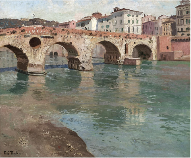 PONTE PIETRA, VERONA - Frits Thaulow