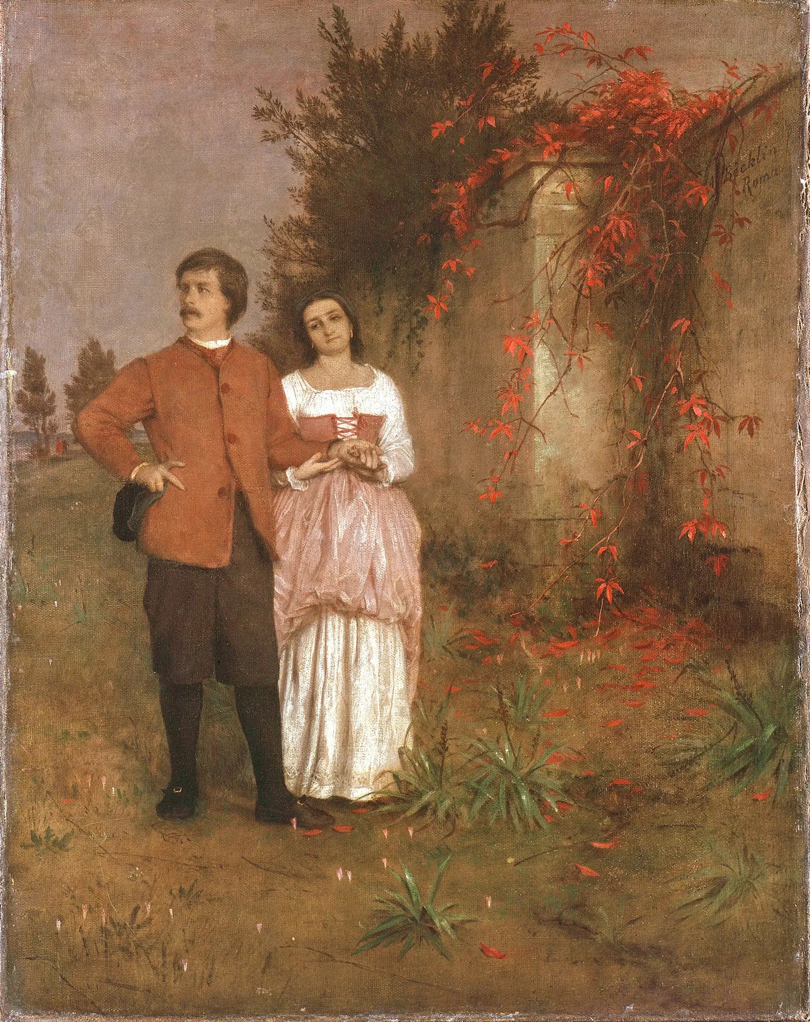 L’artiste et sa femme - Arnold Böcklin - Alpha Reproduction