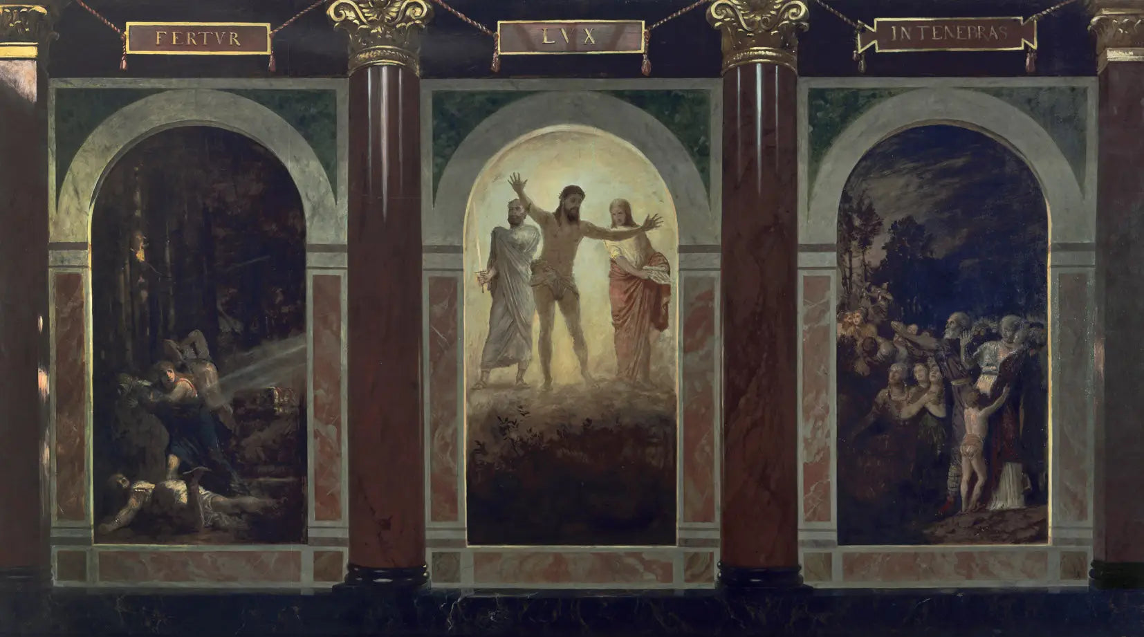 Fertur lux in tenebras - Arnold Böcklin - Alpha Reproduction