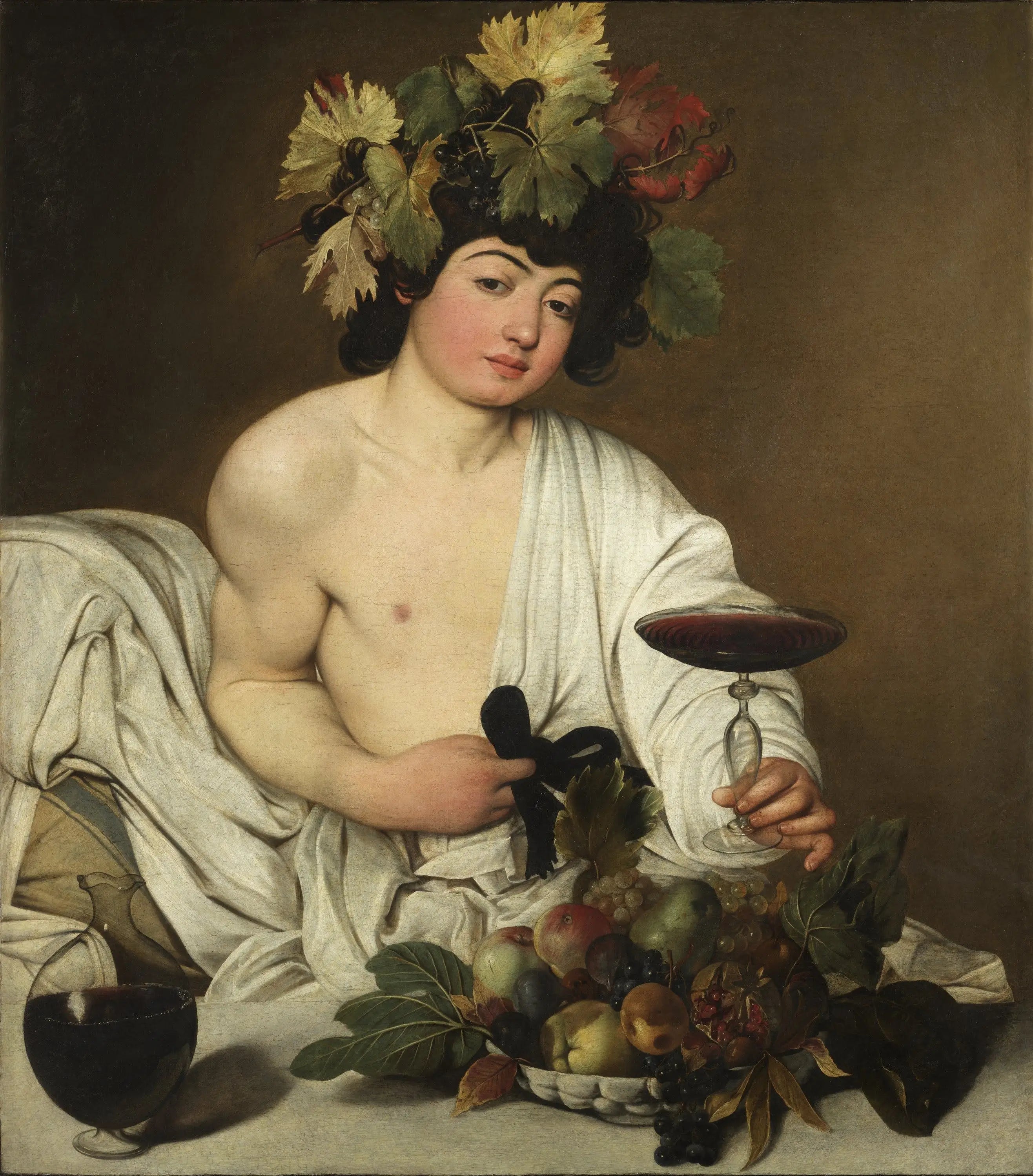 Reproduction du tableau « Bacchus - Le Caravage » par Alpha Reproduction en peinture à l’huile