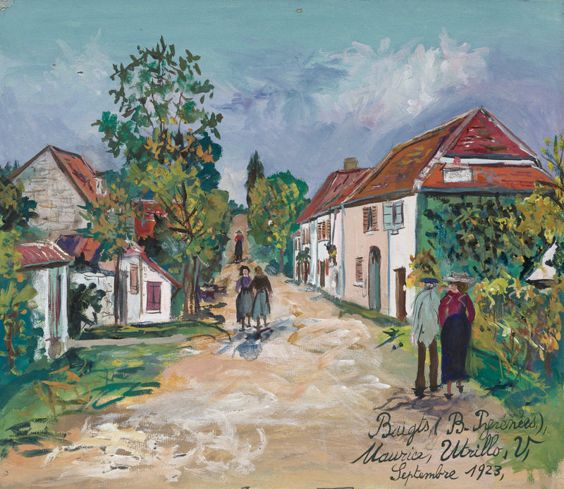 Baigts dans les Pyrenées (1923) - Maurice Utrillo