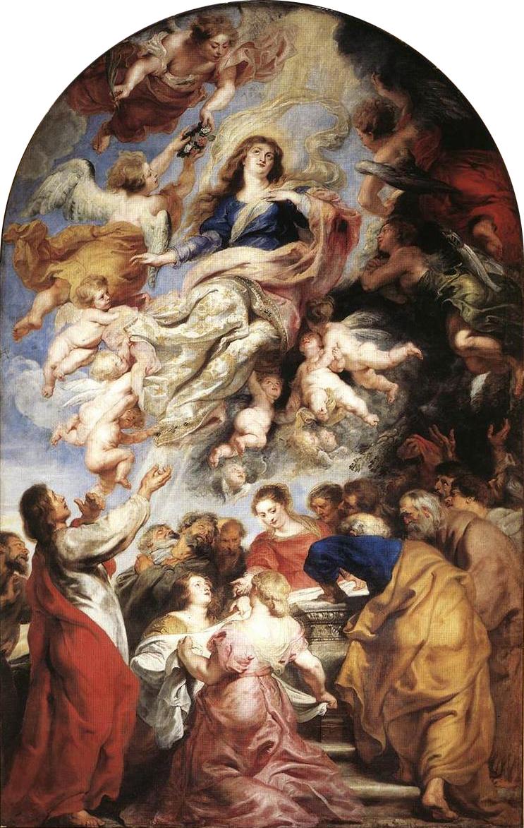 Jomfruens Himmelfart - Peter Paul Rubens